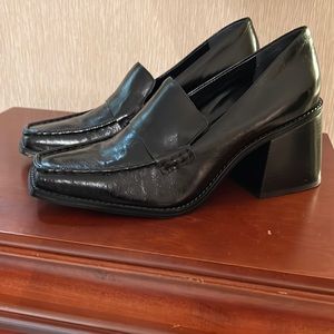 Vince Camuto black loafers